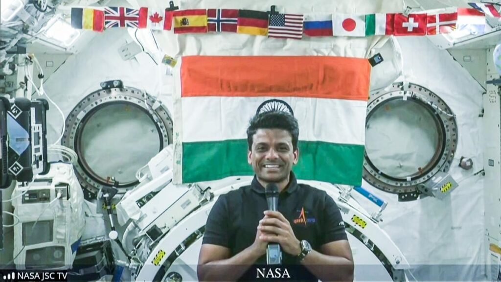 Shubhanshu Shukla at International Space Station